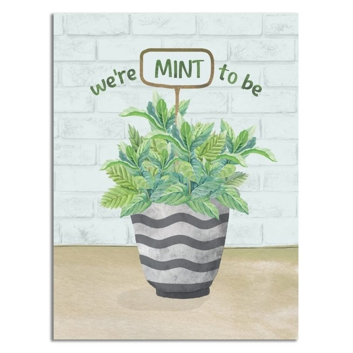 CUADRO CANVAS 30x40cm MINT 