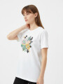 Remera Violeta Estampado 1