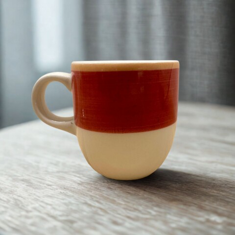 Taza Cafe Coupe 100ml Twister Red Ariane - sin plato Taza Cafe Coupe 100ml Twister Red Ariane - sin plato