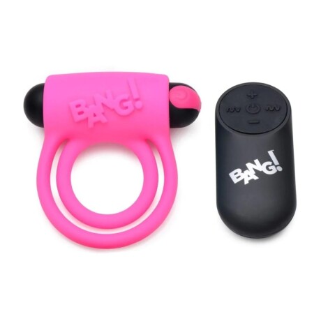 Anillo Vibrador Control a Distancia BANG! Rosa