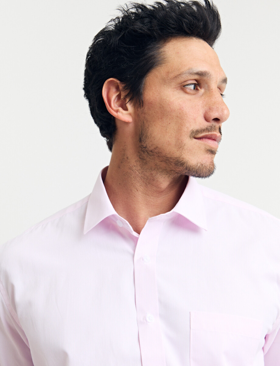 012673 CAMISA HARRINGTON LABEL Rosado