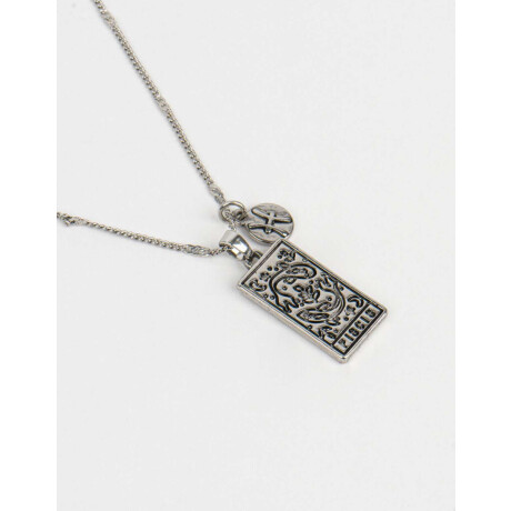 Cadena Con Dije De Zodíaco Cáncer Plateado