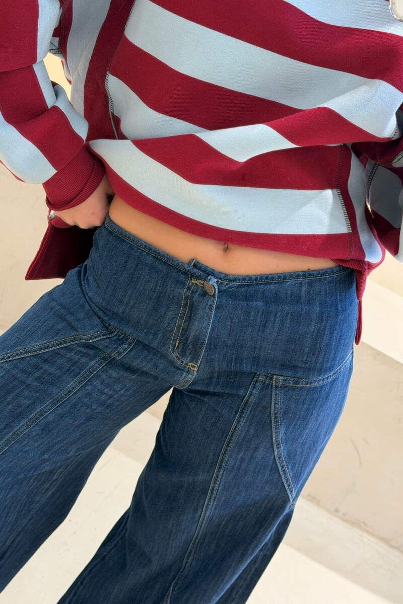 Jean Wavy Azul