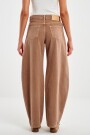 PANT RELAXED FIT Marron