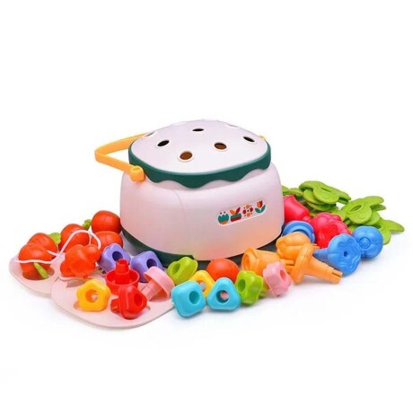 Juego Clasificador y Encastre Canasta de Flores Bebé Huanger Multicolor