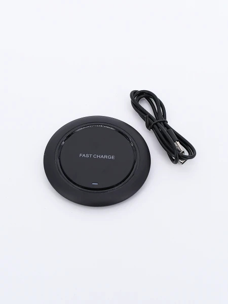 CARGADOR INALÁMBRICO CIRCULAR NEGRO