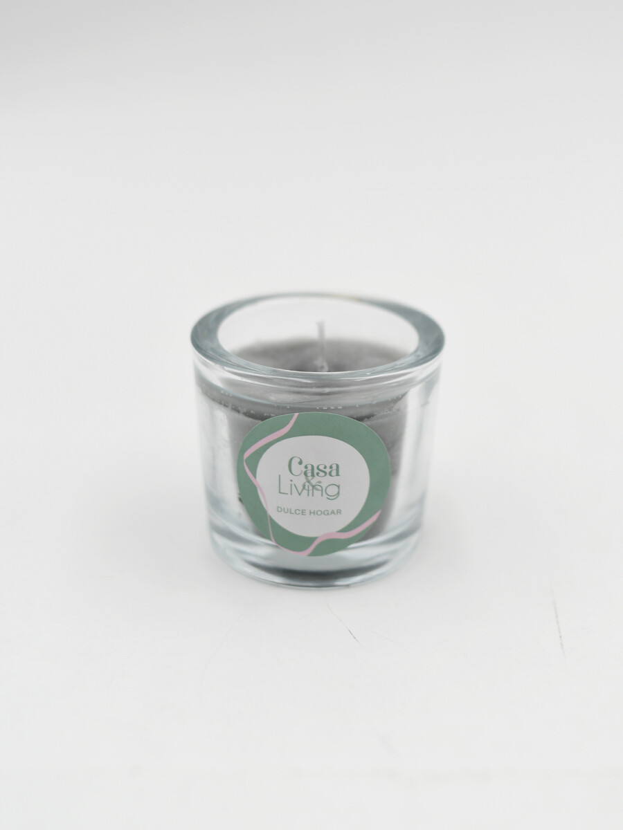 VELA VOTIVO SWEET HOME - GRIS OSCURO 