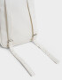 Mochilas Urbanas Romántico Mochila Con Charm - Blanco Crudo