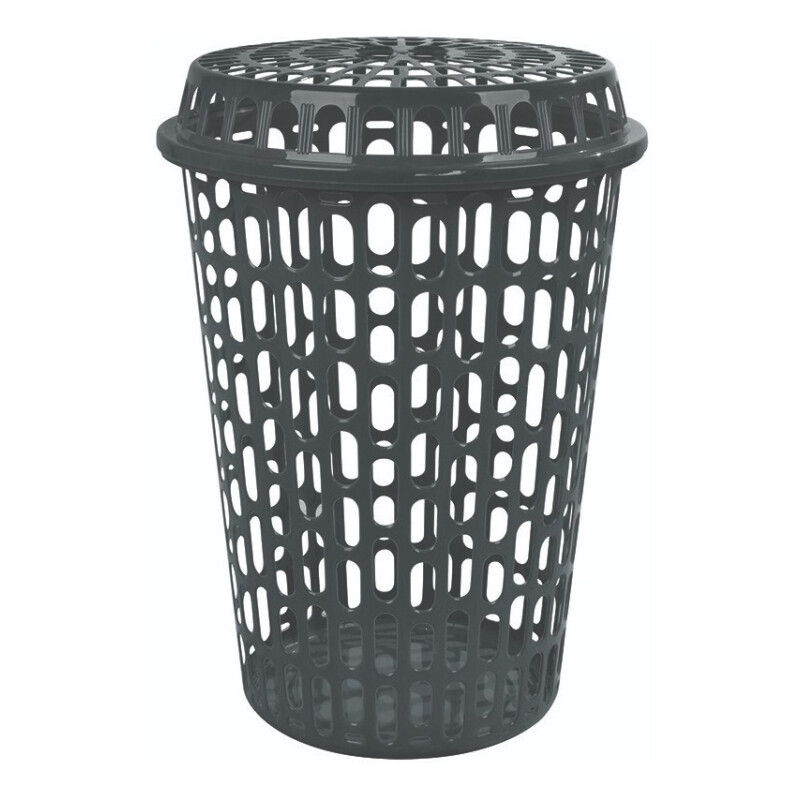 Cesto Para Ropa Organizador Plástico Calado 60lts Espacioso Cesto Para Ropa Organizador Plástico Calado 60lts Espacioso