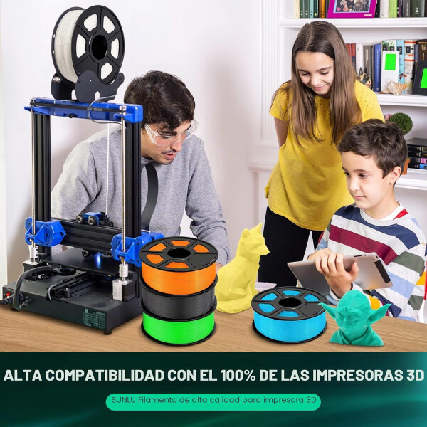 Filamento Sunlu Silk Pla+ 1.75 Mm NARANJA