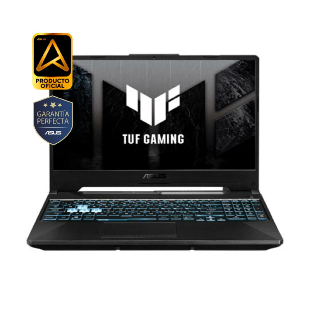 Notebook Gamer Asus TUF A15. AMD Ryzen 7 7445HS. RAM 8GB. Disco Sólido 512GB. Pantalla 15.6" Full HD. Tarjeta RTX 3050 4GB 