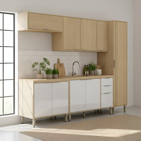 Kit de Cocina Modular Gloria 5 Piezas Mdp 15mm Bajo Mesadas, Aeréos y Panelero Kit de Cocina Modular Gloria 5 Piezas Mdp 15mm Bajo Mesadas, Aeréos y Panelero