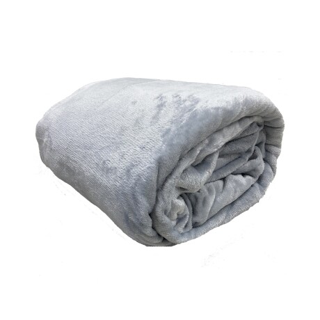 Frazada Soft Home Class Dohler de 1 plaza en poliéster Gris
