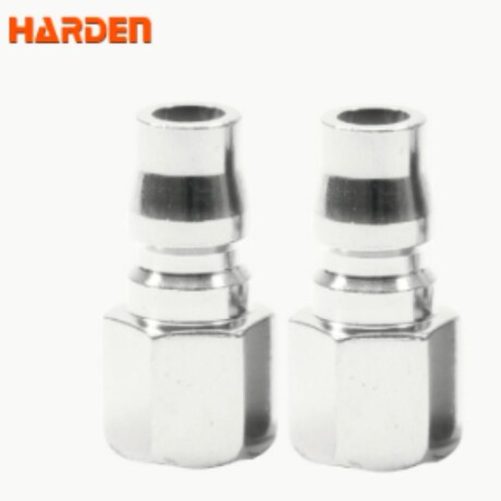JUEGODE2CONECTORESRÁPIDOSROSCAHEMBRAG1/4(TIPOJAPONÉS)HARDEN++ N/a