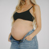 Soutien Maternal Rocío Algodón – Lactancia y Embarazo Negro