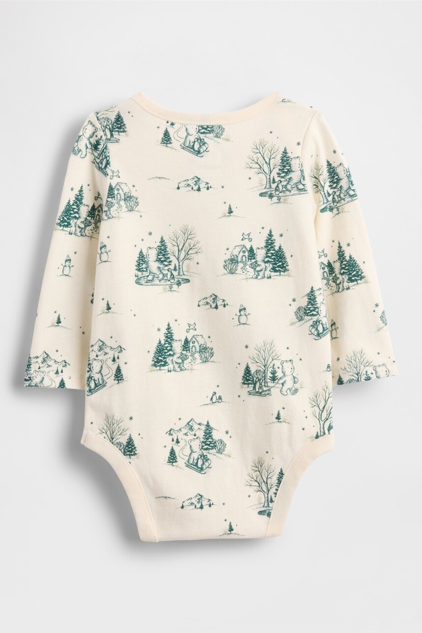 Body Gráfico Bebé Ivory Frost Toile