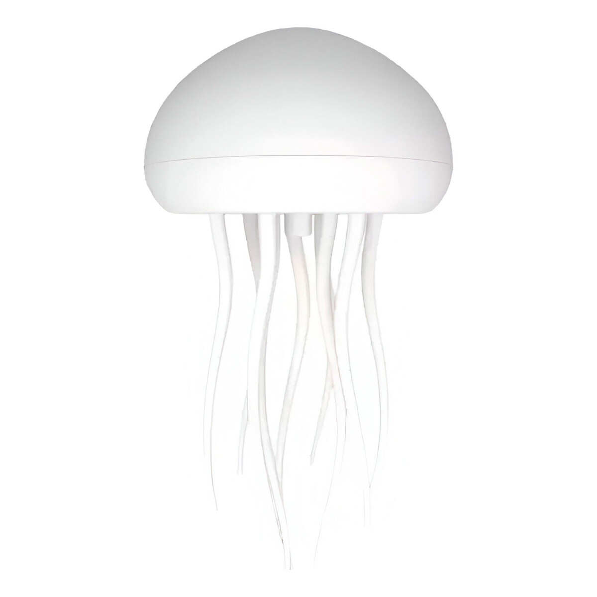 Lampara Medusa Veladora C/ Movimiento Led Colores Recargable - Color Blanco 