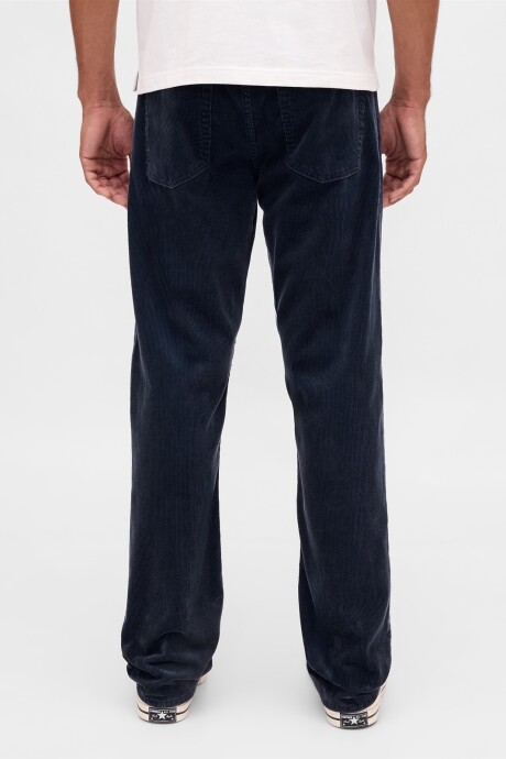 Pantalón De Pana Straight Hombre True Navy V2