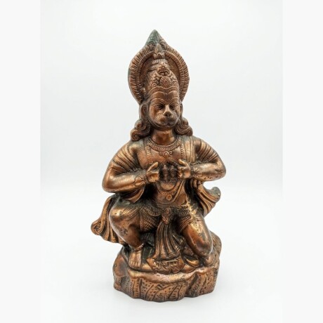 HANUMAN DE METAL COBRIZO 1346/40 X 22 Cm