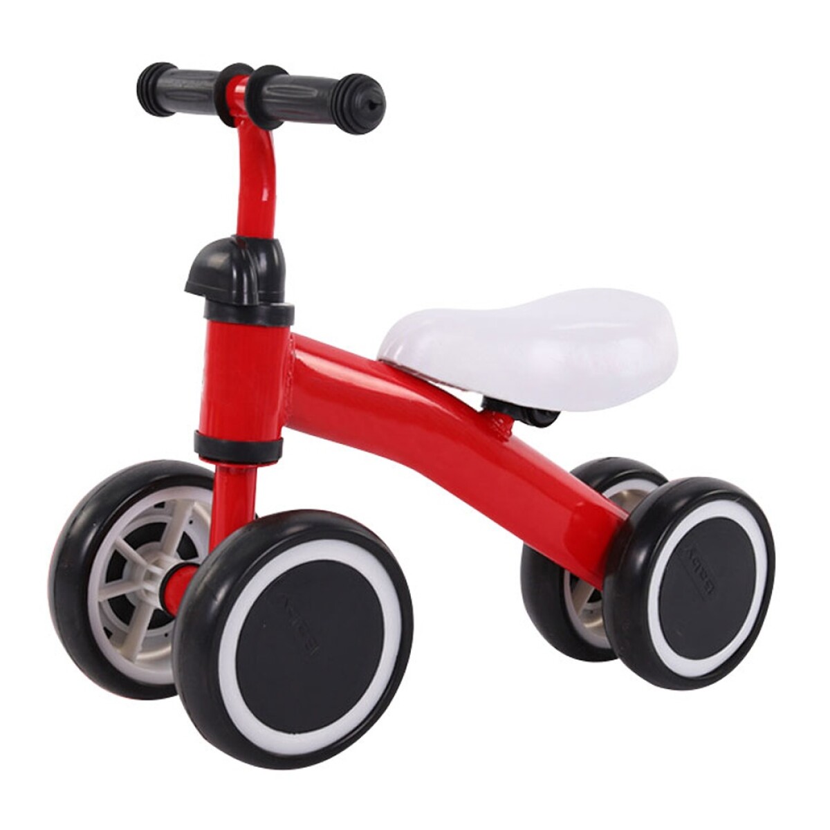 Buggy Bicicleta s/ Pedales Cuatriciclo Aprendizaje p/ Niños - Rojo 