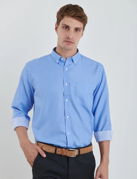 012619 CAMISA HARRINGTON LABEL Celeste