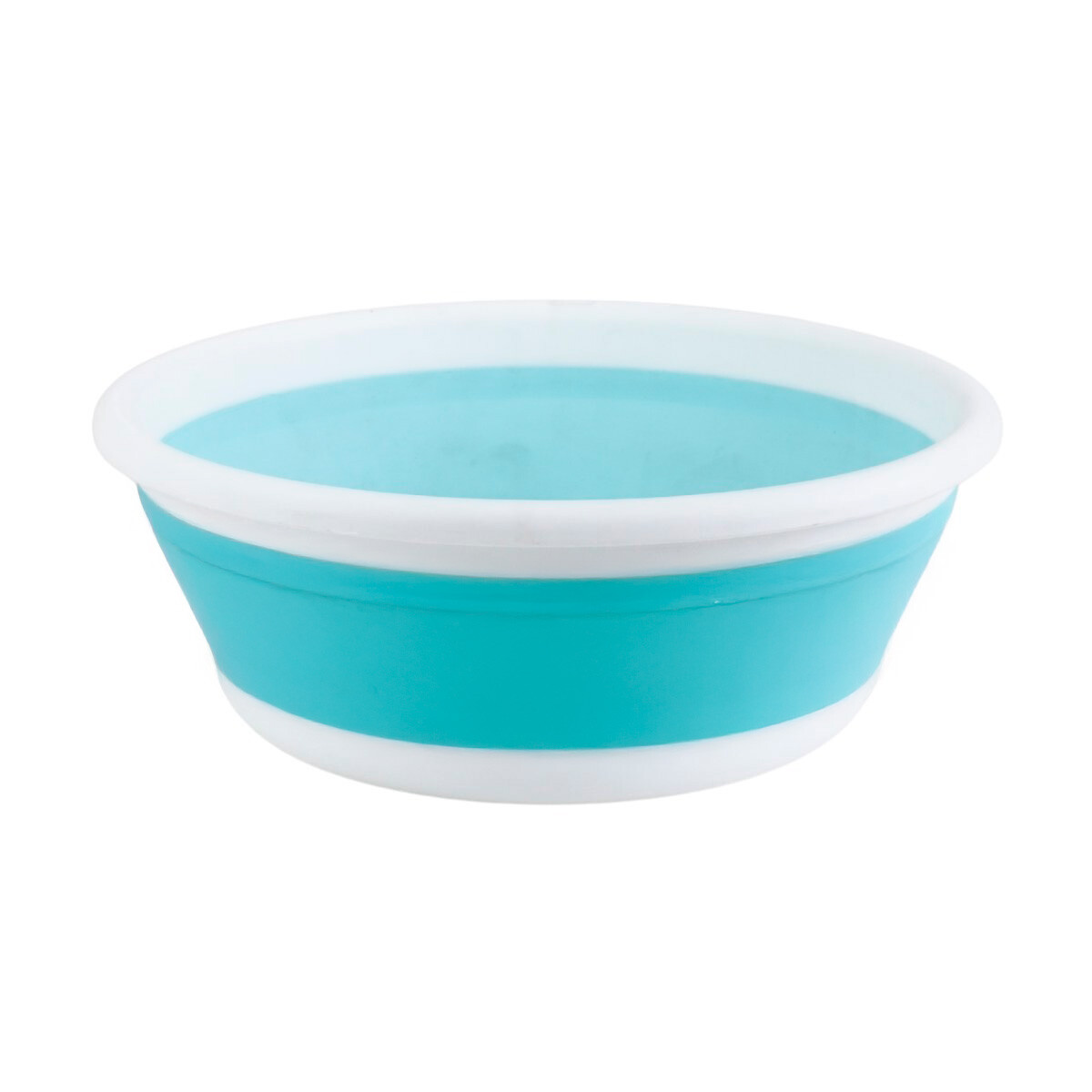 Palangana plegable de plastico y silicona 