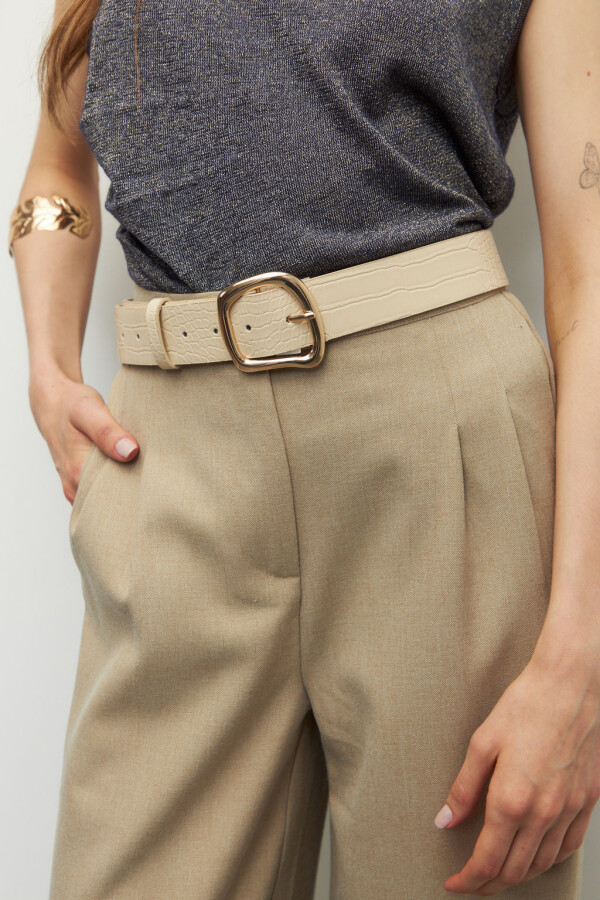 CINTURON BRAMA Beige