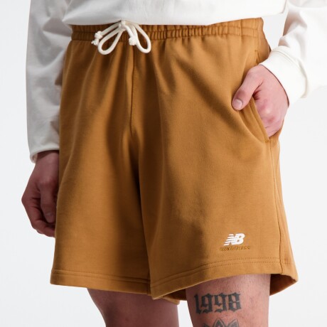 Short New Balance de Hombre -Athletics Remastered-MS31504TOB BEIGE