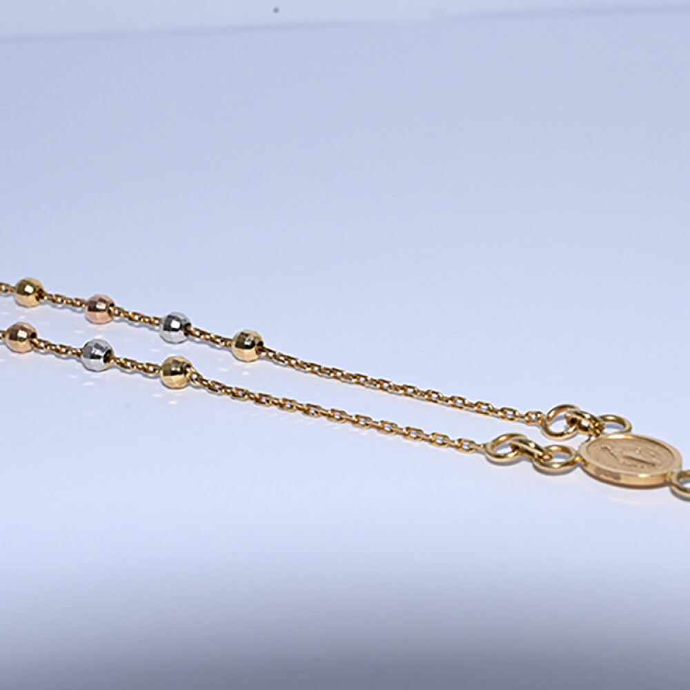 Cadena Denario oro 18k 3 tonos. Cadena Denario oro 18k 3 tonos.