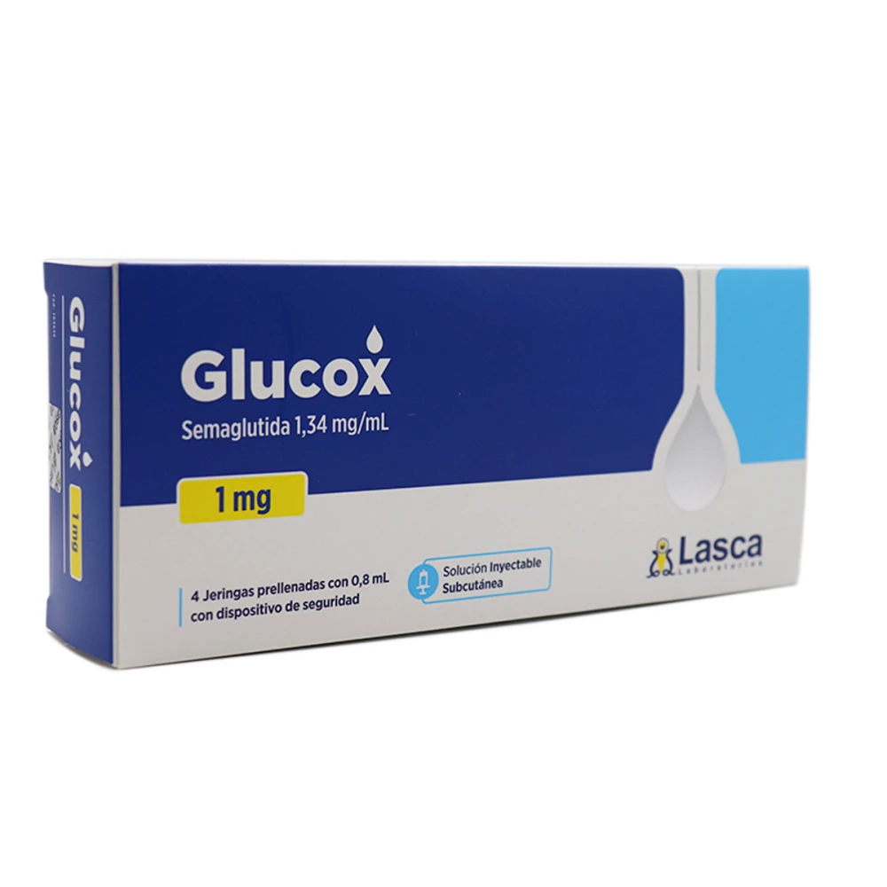 GLUCOX 1,34 MG CJ X 4 JERINGA PRELL.