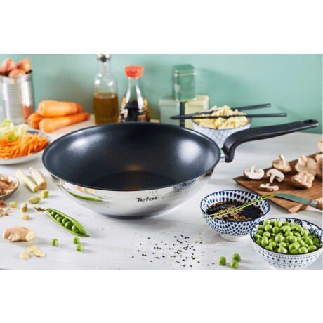 Wok Acero Inoxidable 28Cm Primary Tefal C/Antiadherente