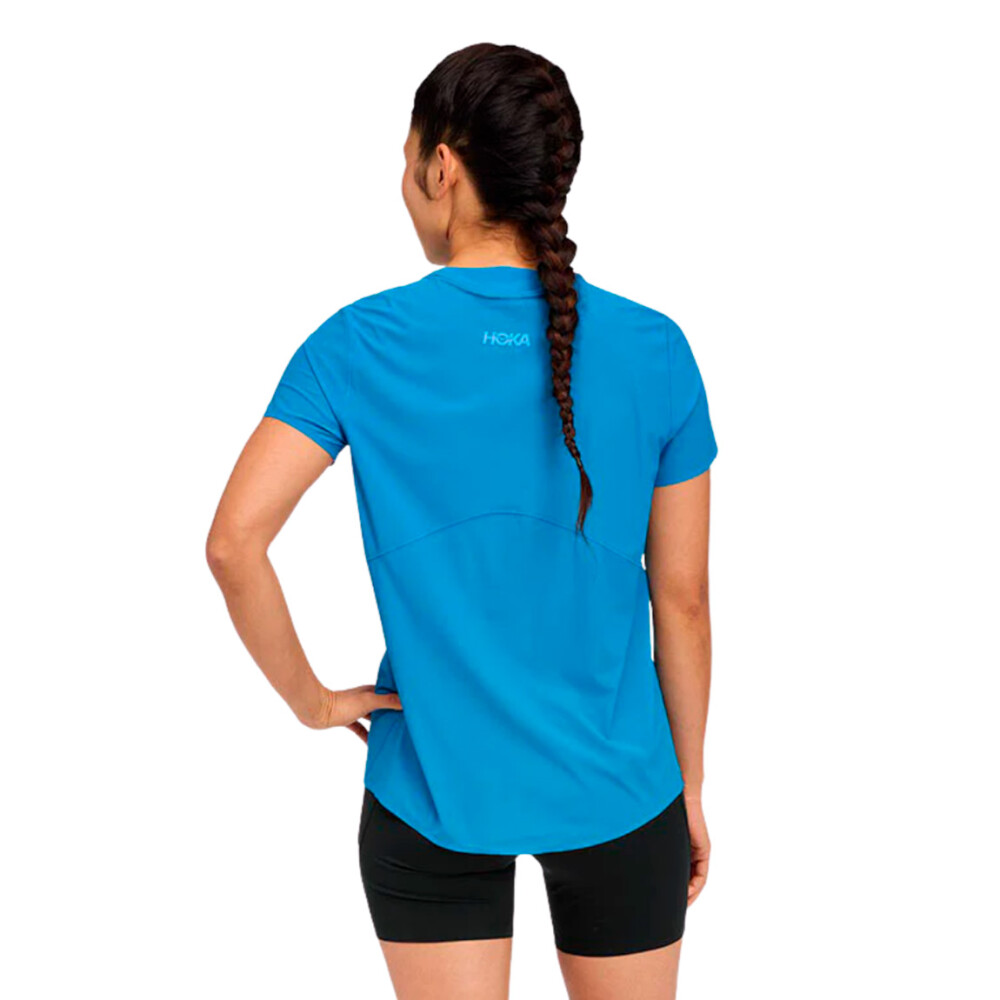 Hoka Airolite run Remera manga corta para mujer - Azul Azul