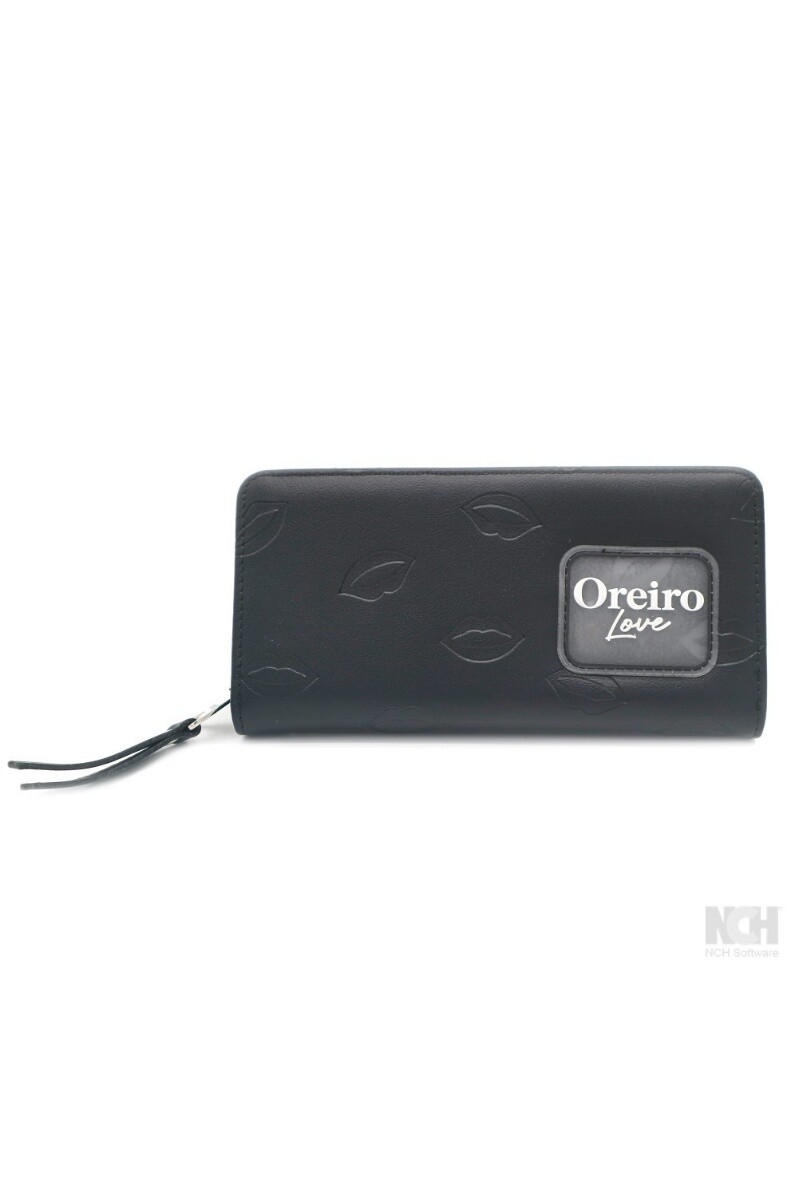 Billetera Las Oreiro - Negro 