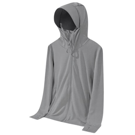Campera con protección UV 50+ para dama Gris oscuro
