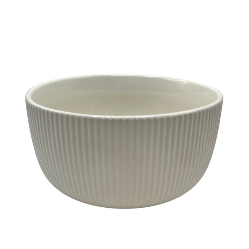 BOWL DE PORCELANA CON RANURAS • 13cm BOWL DE PORCELANA CON RANURAS • 13cm