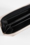 Billetera tachas beige