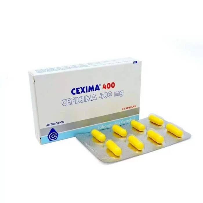 CEXIMA 400 CJ X 8 CAPSULAS única