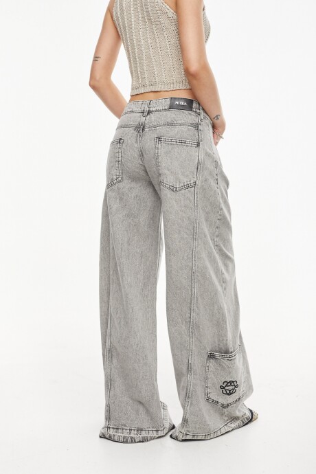 Jean United Gris Claro Washed