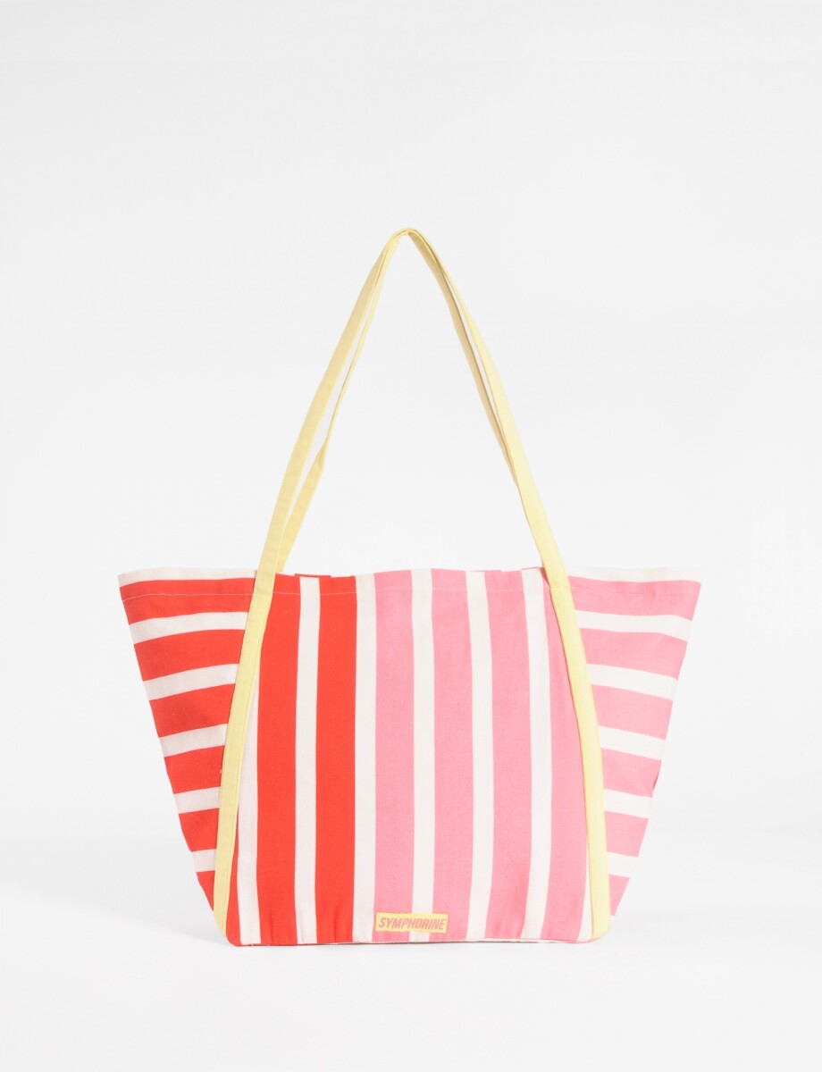 Bolso rayado - multicolor 