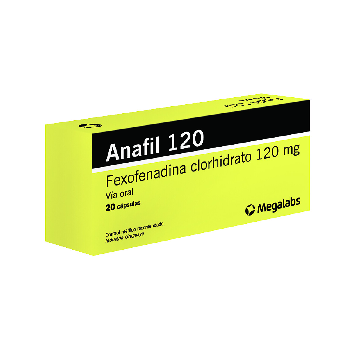 Anafil 120mg x20 Cápsulas | Alivio de Síntomas Alérgicos Moderados 