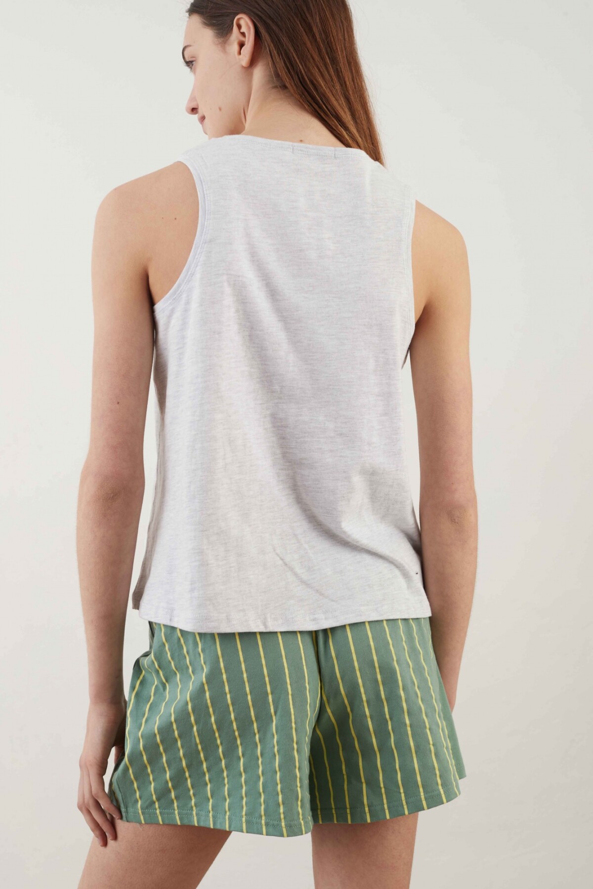 Musculosa Frey Gris Melange