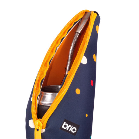 Matesa Funda para Mate Neopreno brio Azul con lunares de colores