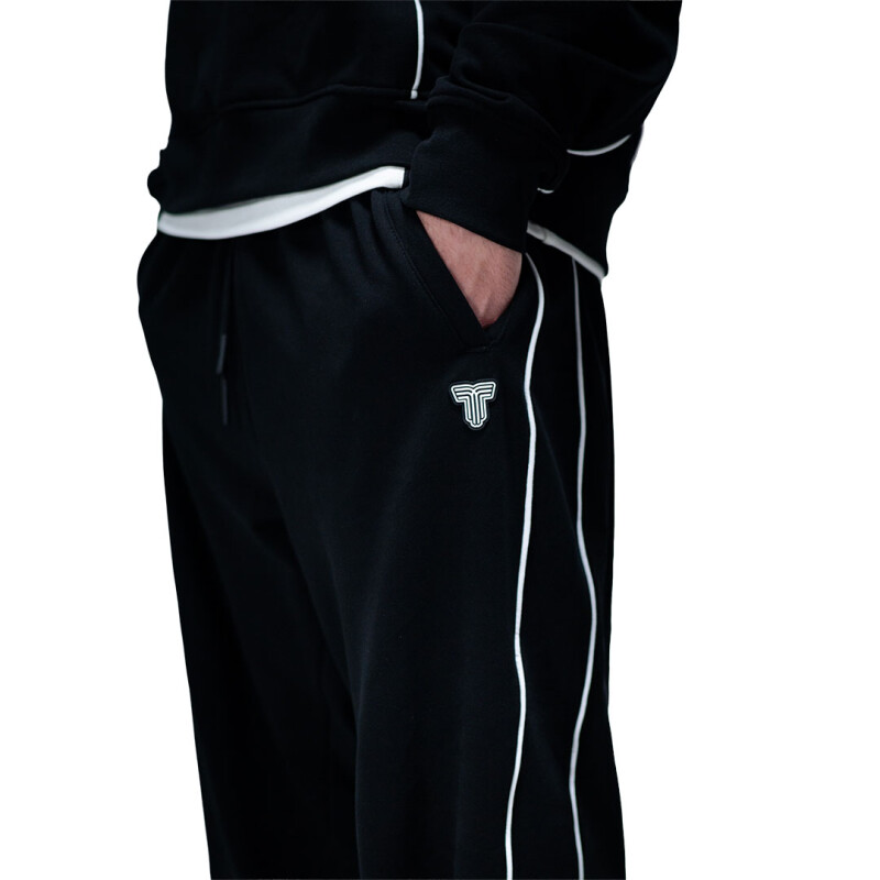 Pantalon Unisex TIFFOSI Piping Negro