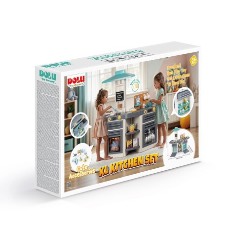 Juguete Cocina Infantil Gigante Dolu 2607 con Accesorios 001