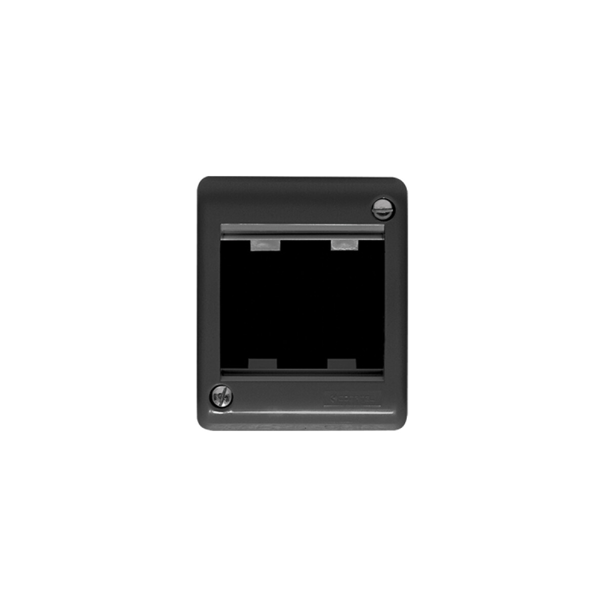 Caja exterior para 2 módulos negro - Ave - C55604N 