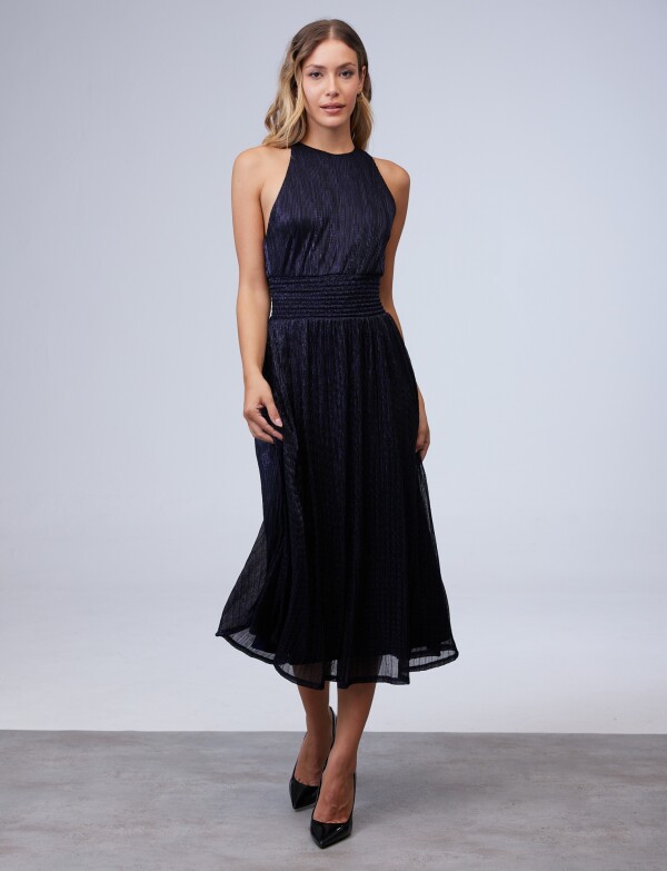 Vestido Lurex AZUL
