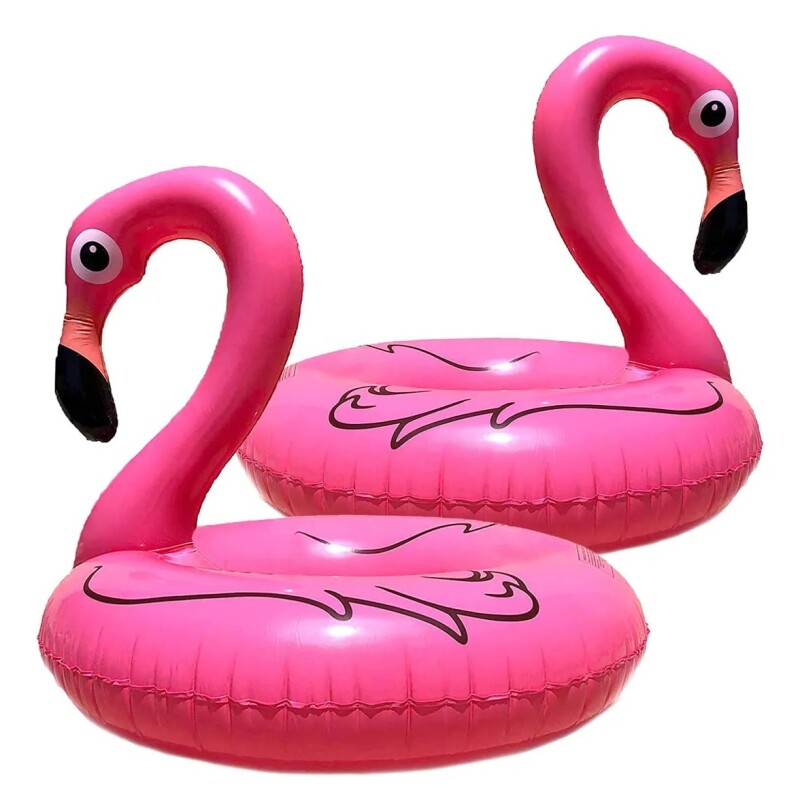 Flotador Inflable Para piscina Con Flamenco Sin Color
