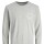 Polera Stamp Manga Larga Light Grey Melange