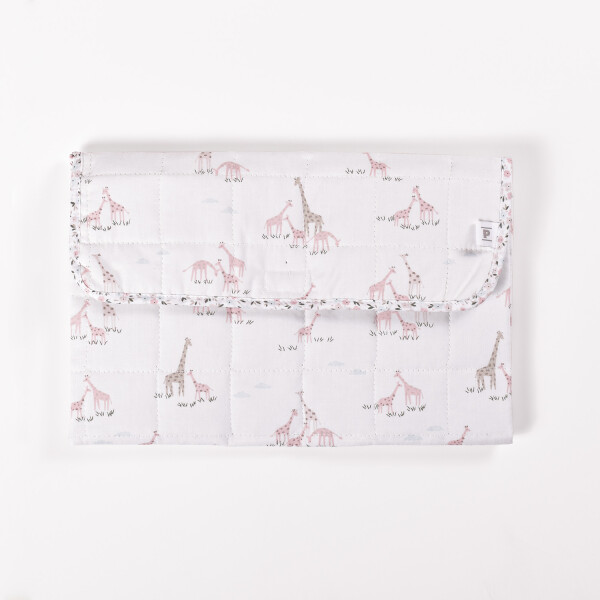 Cambiador Plegable II Jirafas Rosa
