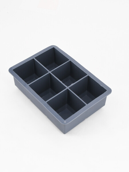 CUBETERA SILICONA CUBOS GRANDES GRIS